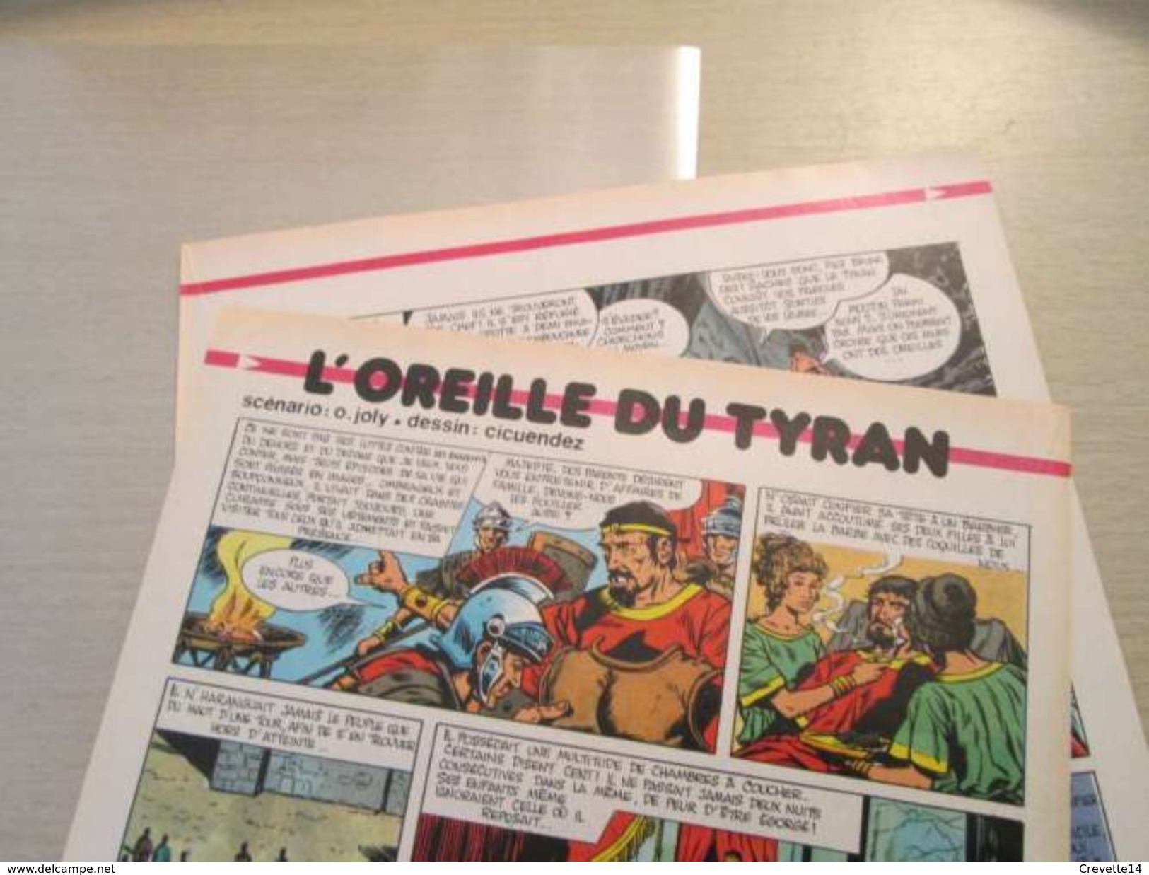 2 FEUILLES 4 PAGES / L'OREILLE DU TYRAN  / SPIROU LES PLUS BELLES HISTOIRES DE L'ONCLE PAUL /   -  Pour  Collectionneurs - Altri & Non Classificati