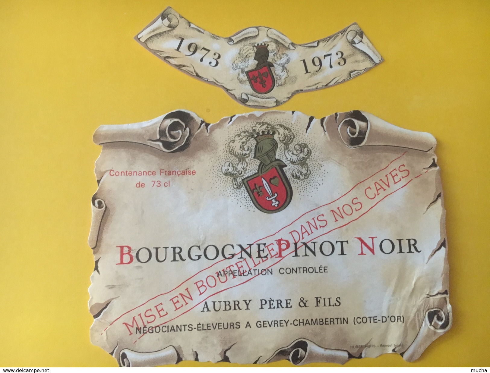 5554 - Burgogne Pinot Noir 1973 Aubry - Bourgogne