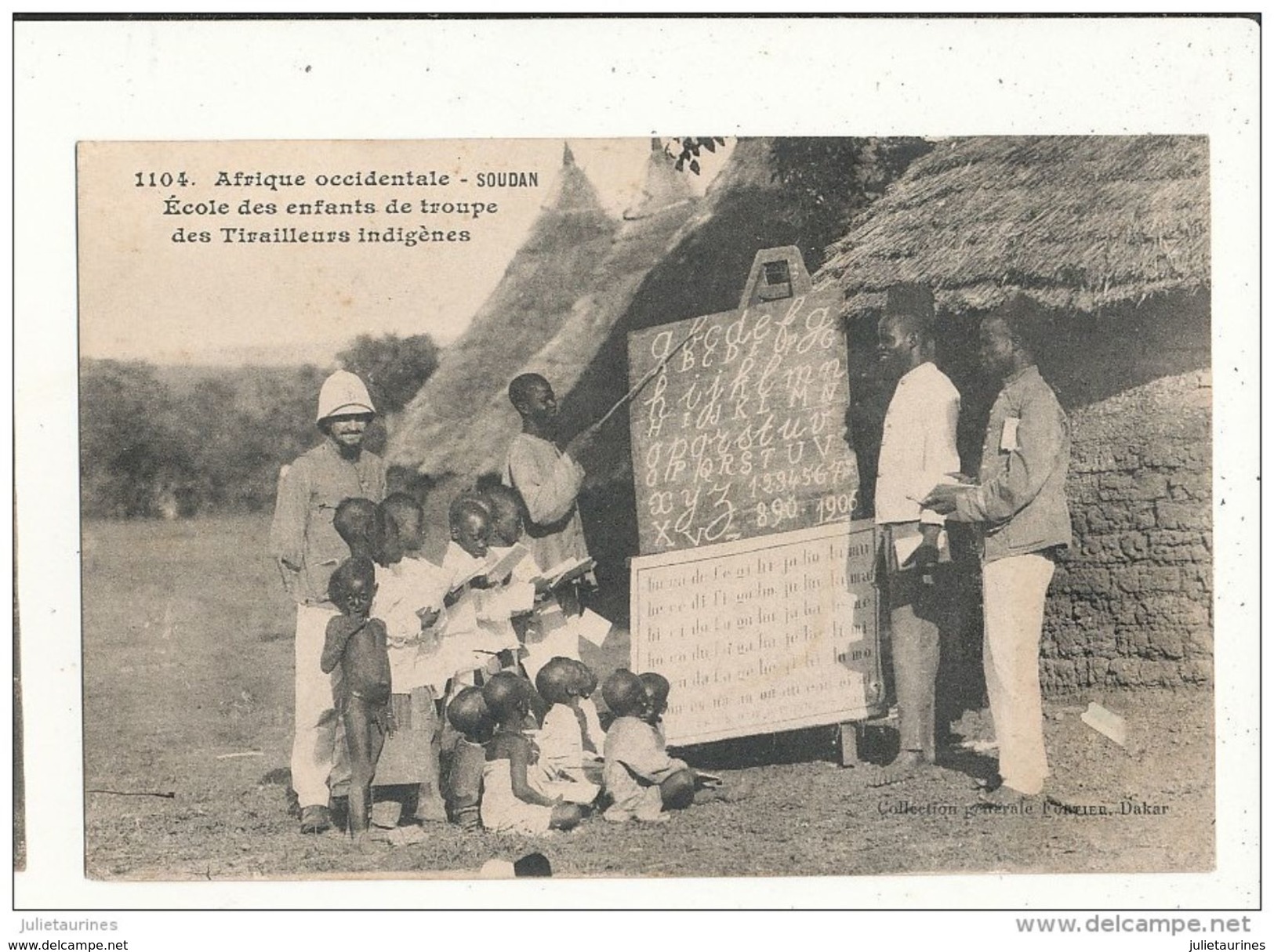 SOUDAN ECOLE DES ENFANTS DE TROUPE DES TIRAILLEURS INDIGENES CPA BON ETAT - Soudan