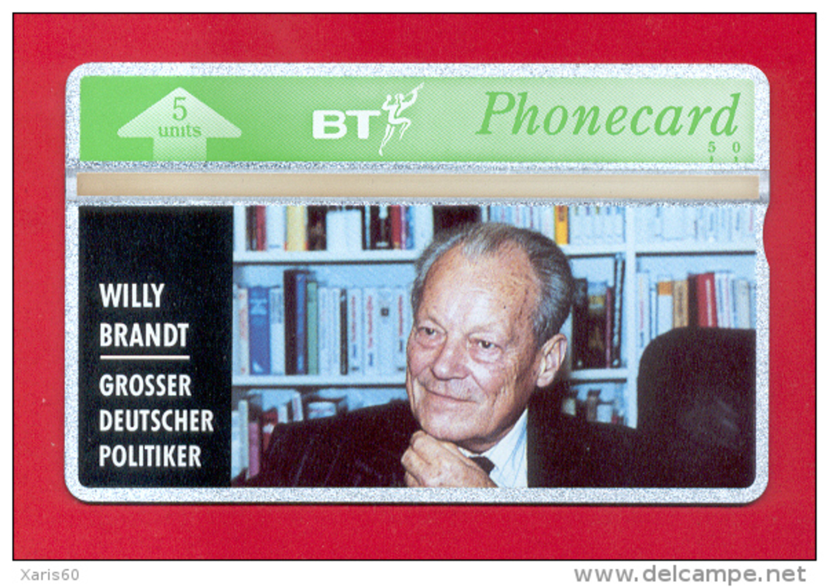 UNITED KINGDOM: BTO-013 "Willy Brandt" CN:271E Unused - BT Overseas Issues