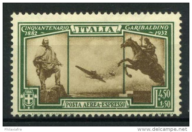 Italie Royaume 1932 Sass. A38 Neuf ** 100% Air Express Garibaldi - Poste Aérienne