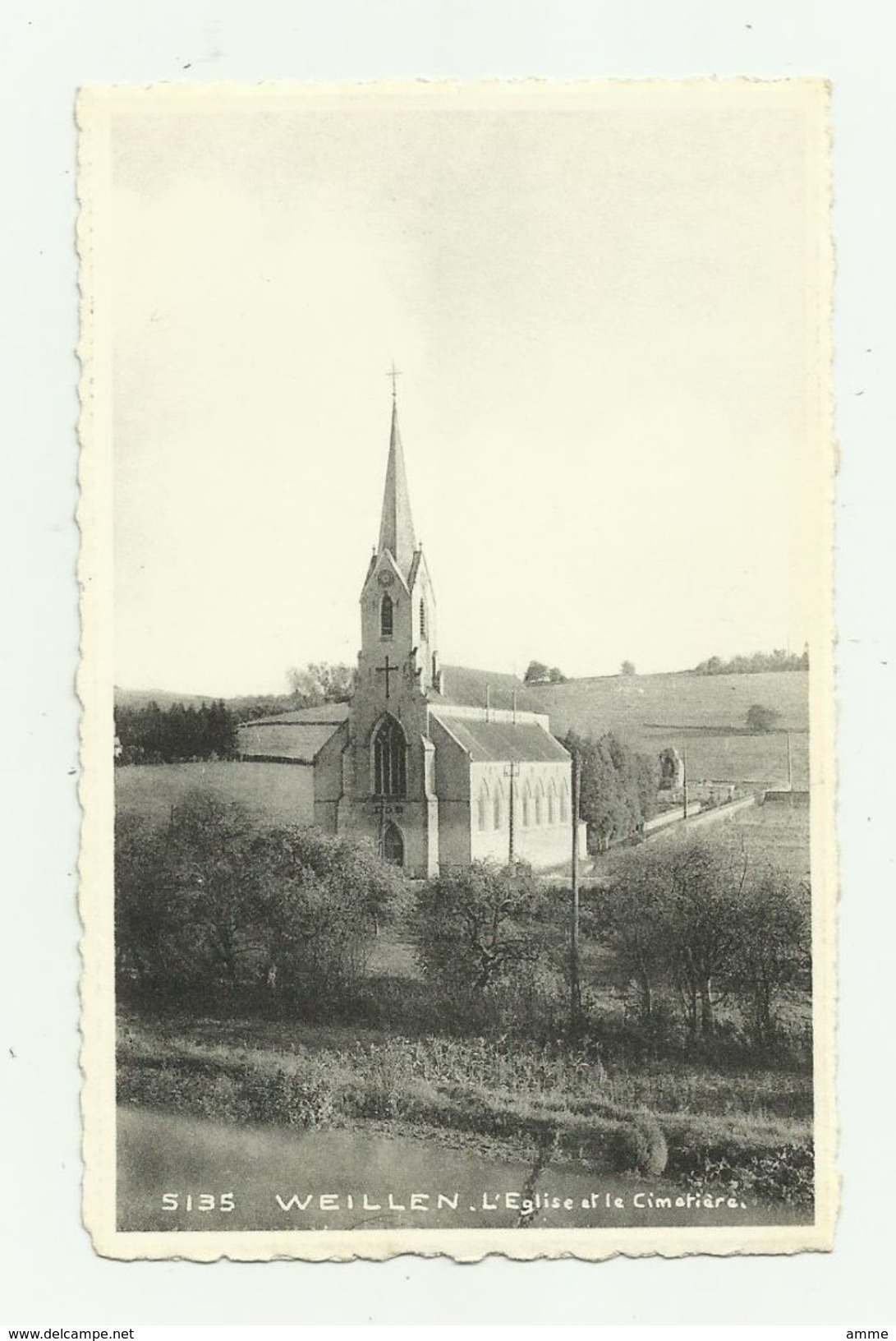 Weillen   *  L'Eglise Et Le Cimetière - Onhaye