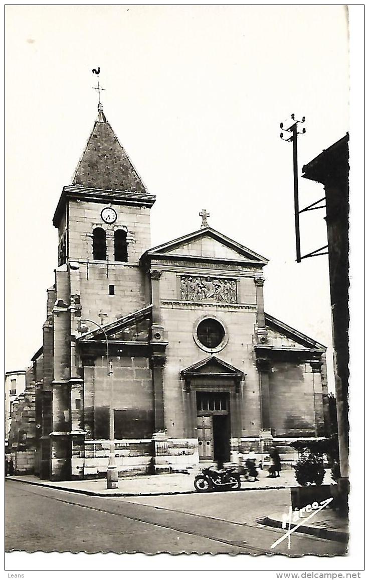 GENNEVILLIERS - L'église - N° 2   MOTO - Gennevilliers