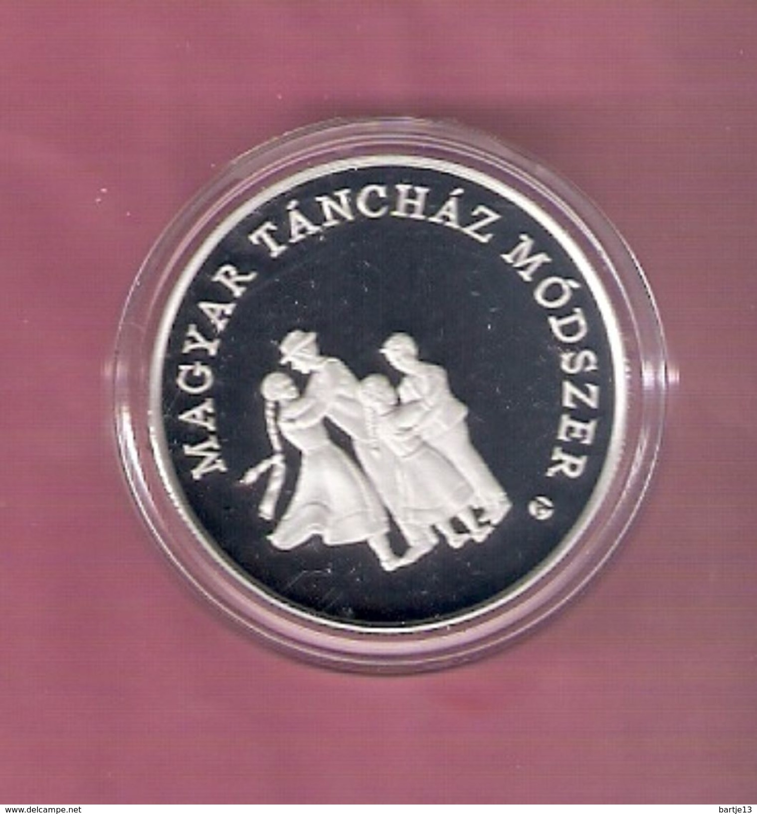 HONGARIJE 3000 FORINT 2013 SILVER PROOF TRADITIONAL DANCE - SCRATCHES ONLY ON CAPSEL; - Hongrie