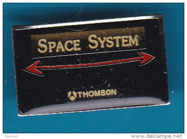 52522-Pin's.Thomson.space System.signé A.B - Espace