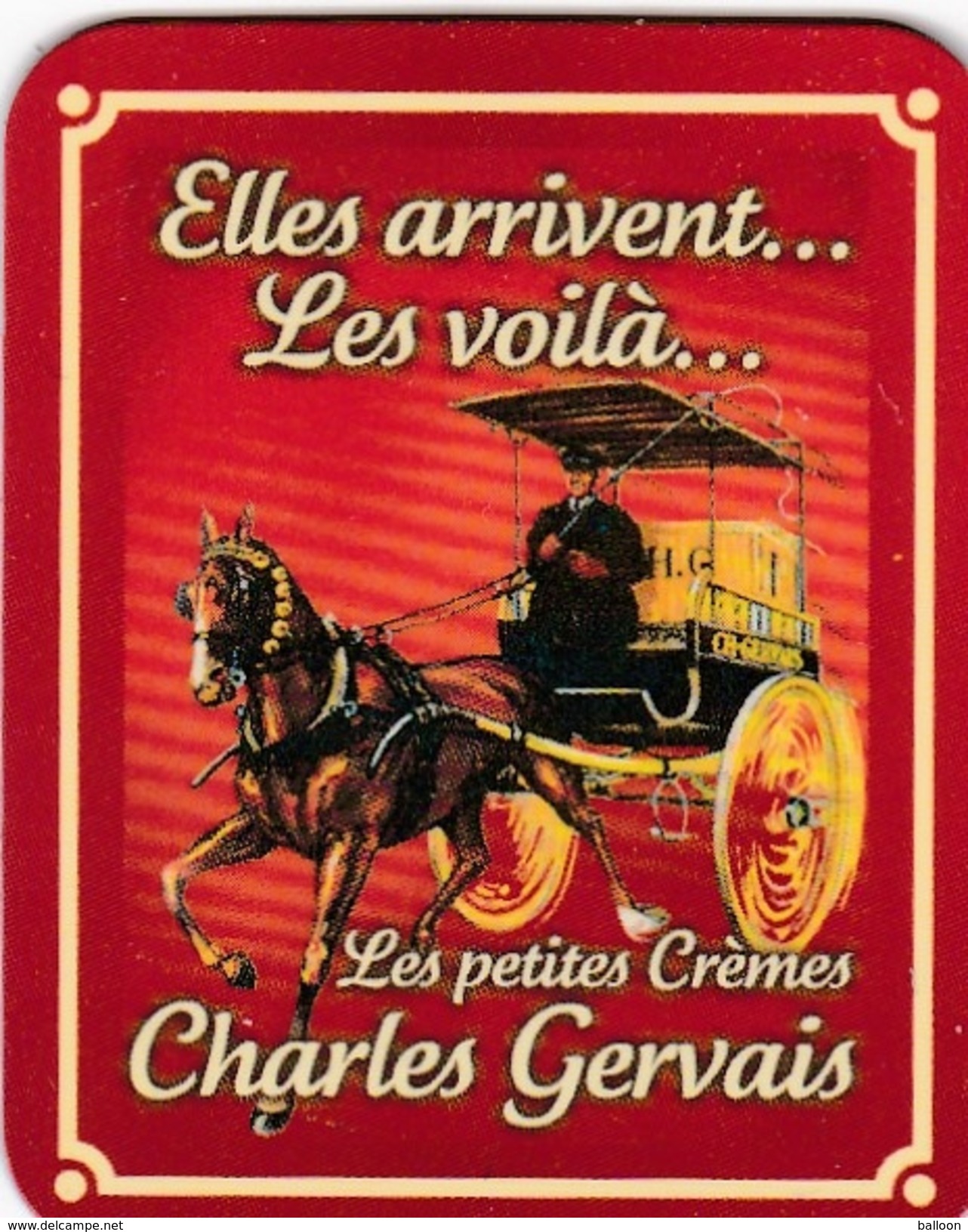 Magnet - Charles GERVAIS - Lot De 4 Différents - Magnets