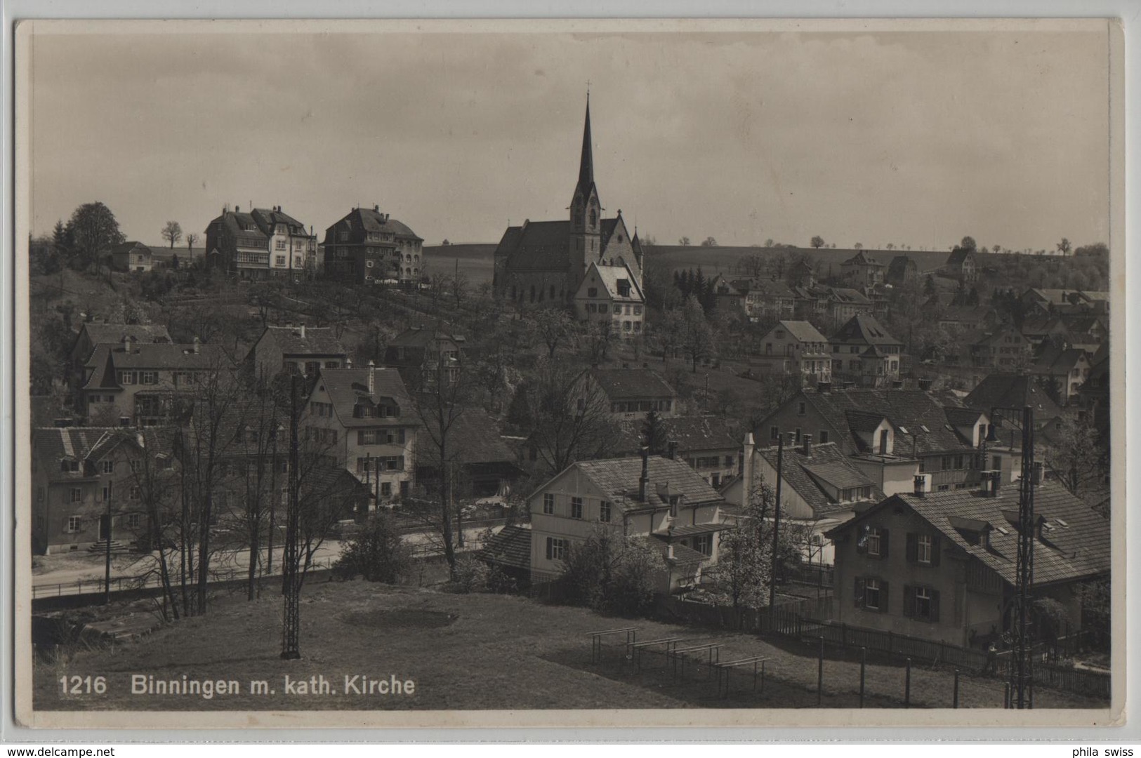 Binningen Mit Kath. Kirche - Photo: Frobenius - Binningen