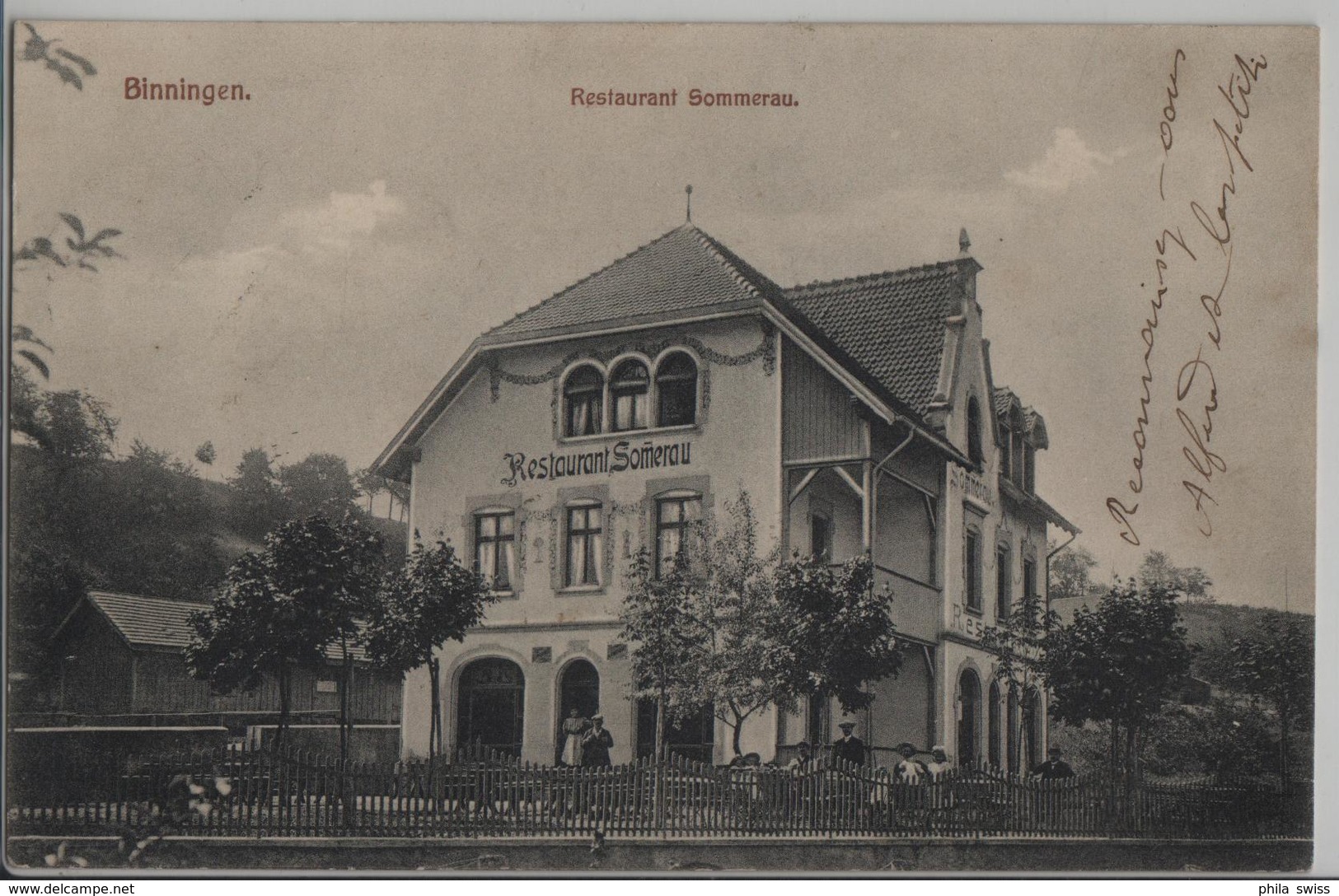 Binningen - Restaurant Sommerau - Animee - Photo: Alfred Etterich - Binningen