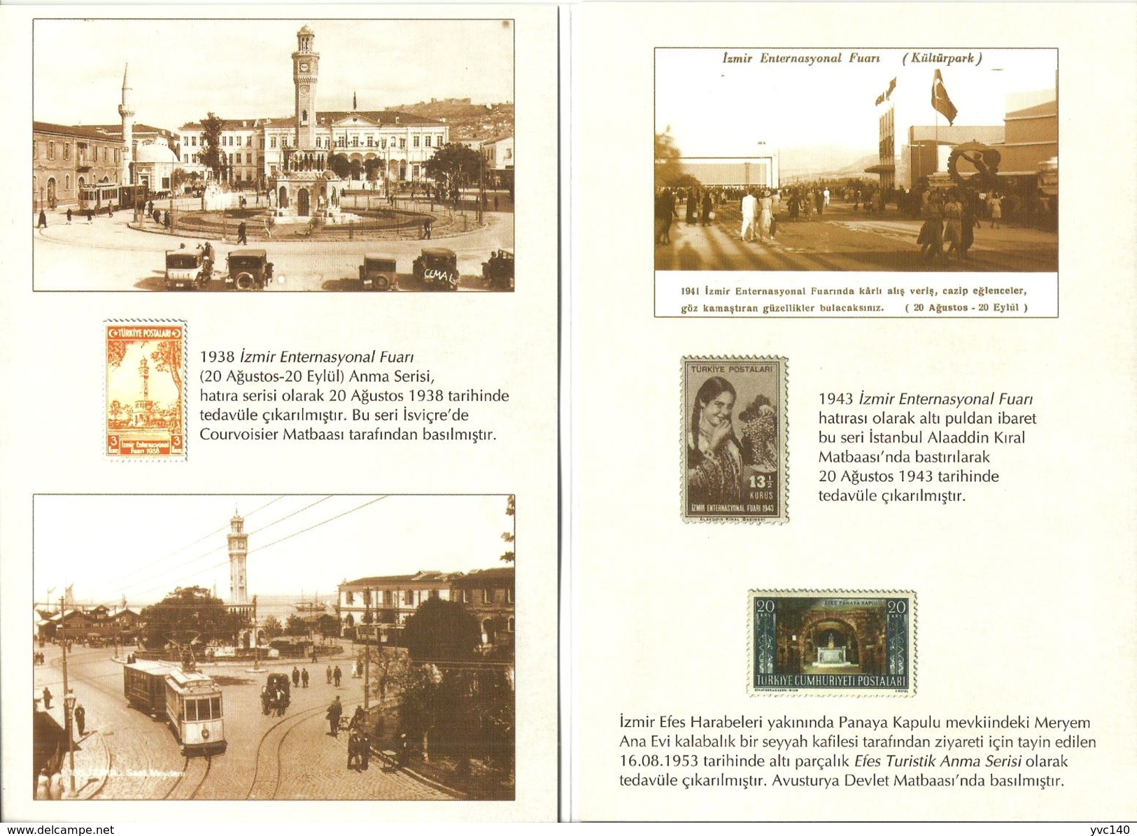 Turkey; 2009 "National Stamp Exhibition, Izmir" Special Portfolio - Postal Stationery