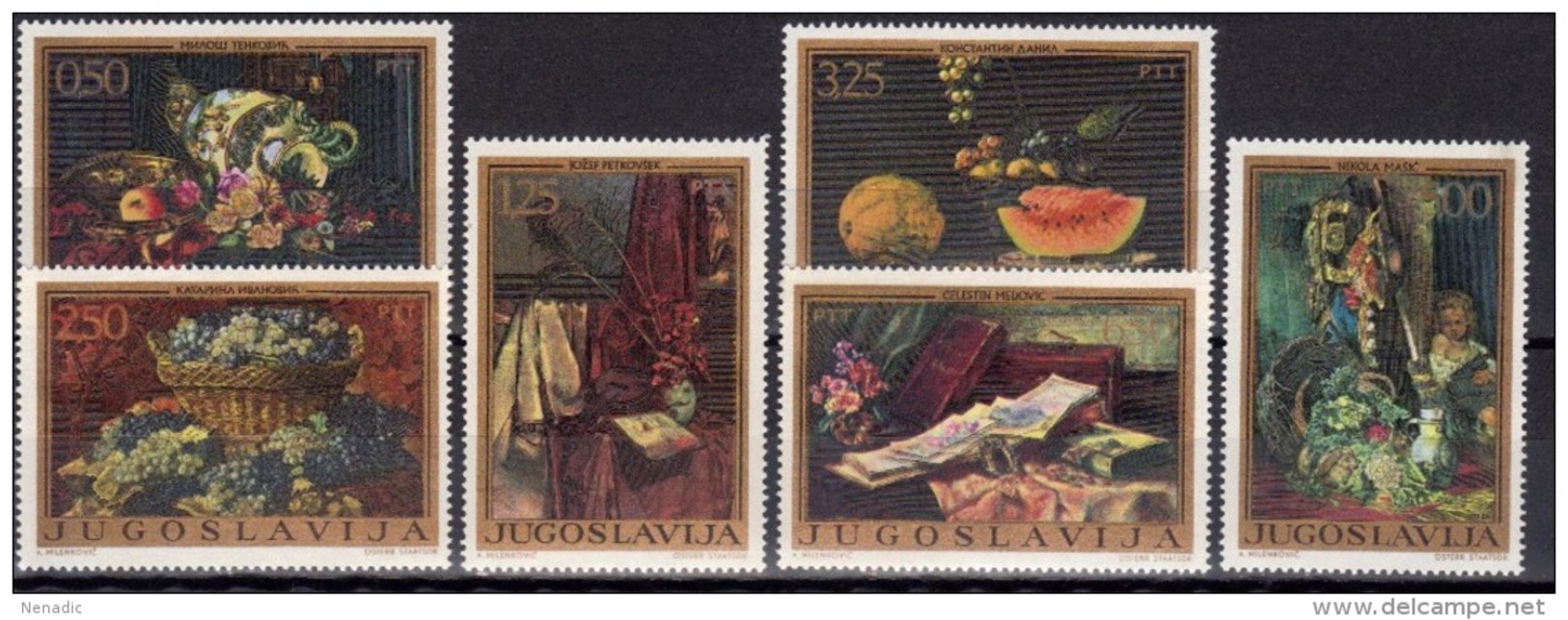 Yugoslavia,Art-Still Life 1972.,MNH - Ongebruikt