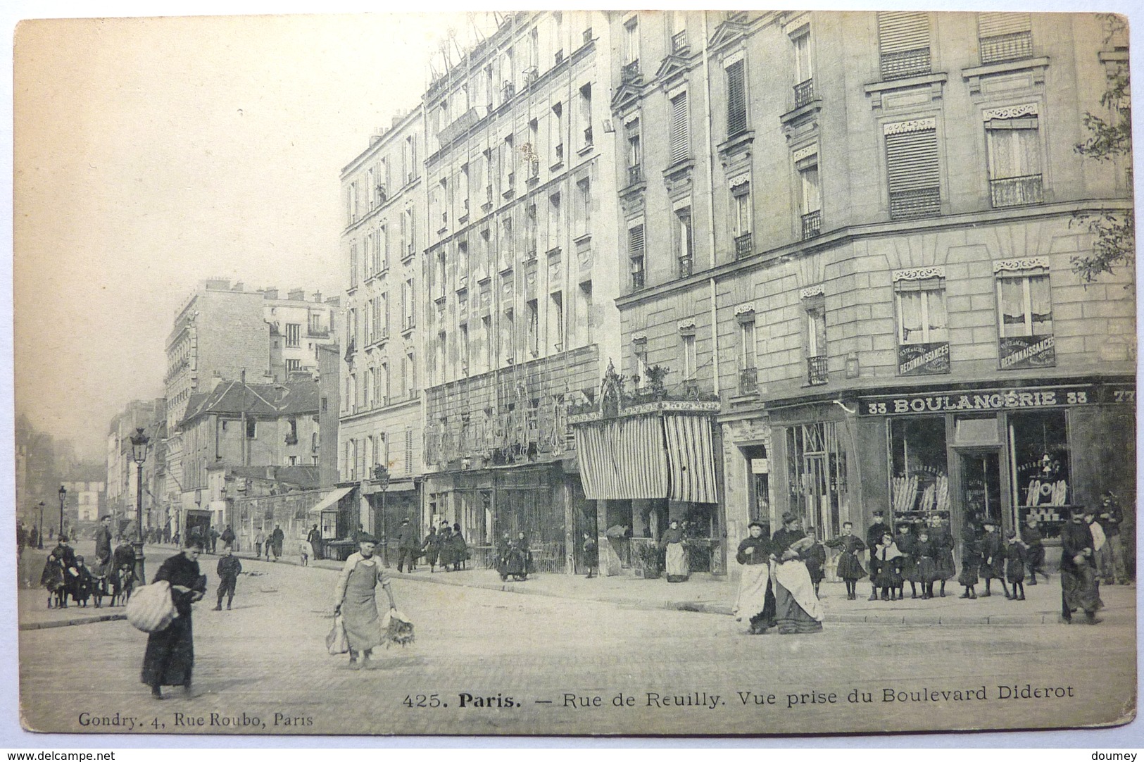 RUE DE REUILLY . VUE PRISE DU BOULEVARD DIDEROT - PARIS - Arrondissement: 12