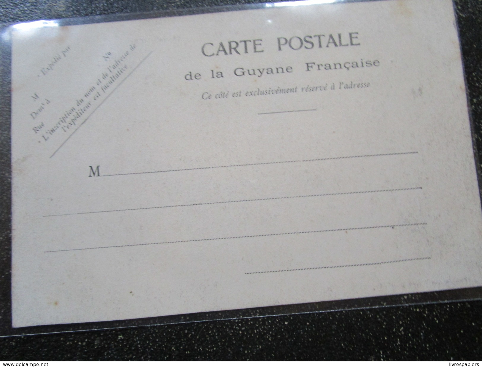 Guyane Cayenne La Rue Lallouette Cpa - Cayenne
