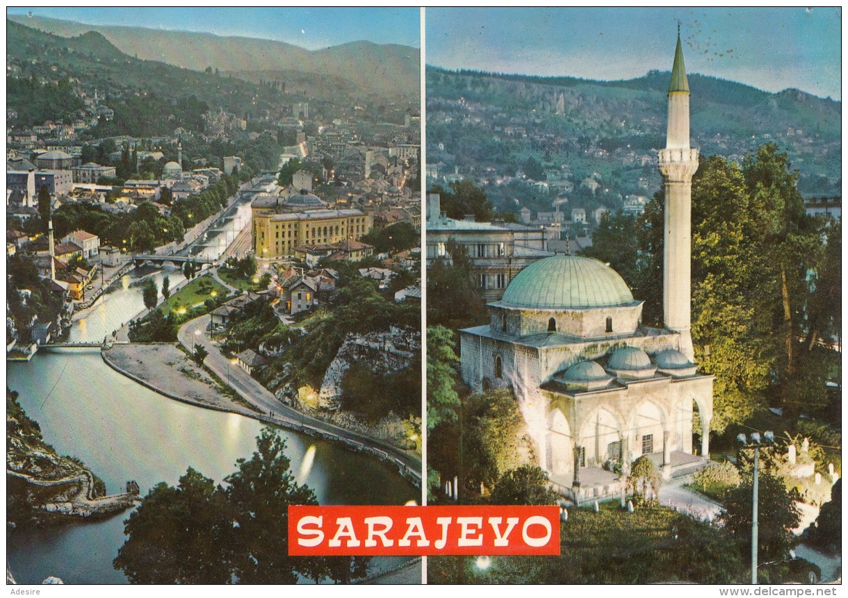 SARAJEVO - Alipasna Moschee, 2 Stamp - Serbien