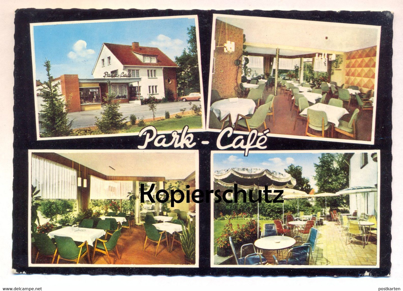 ÄLTERE POSTKARTE BAD WALDLIESBORN PARK-CAFÉ RAINER SCHRIMPF LIPPSTADT Postcard Ansichtskarte Cpa AK - Lippstadt