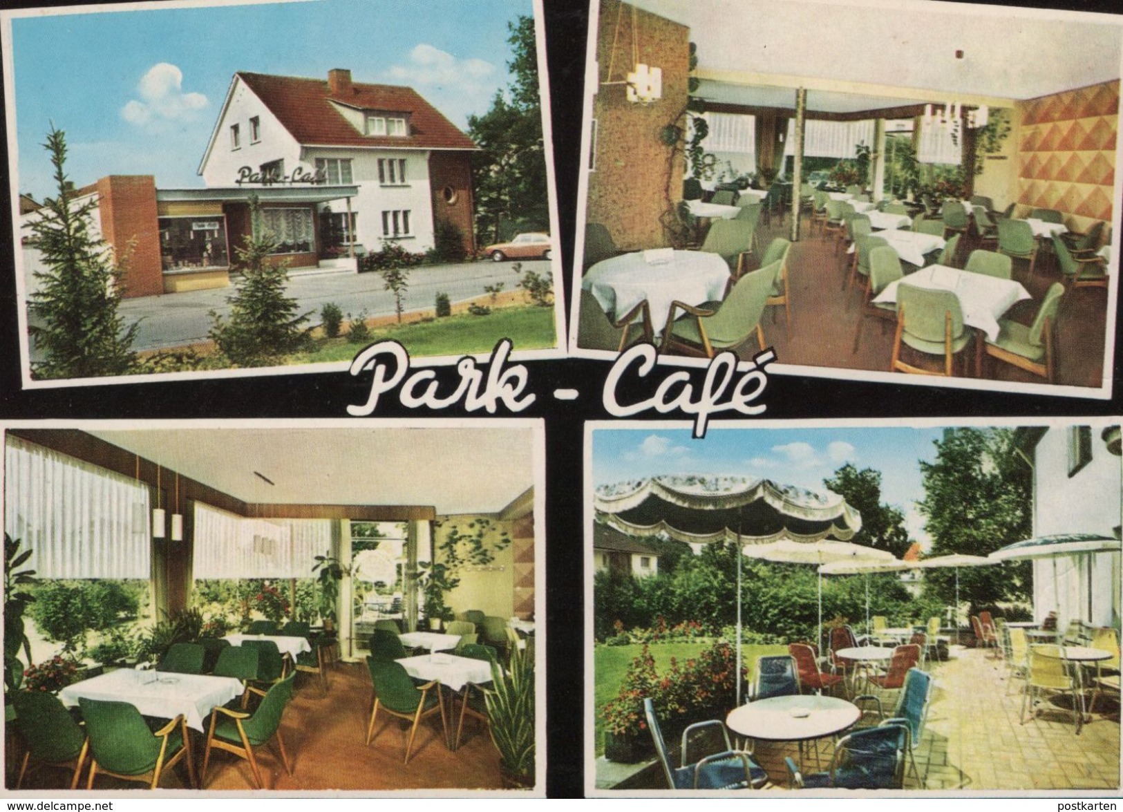 ÄLTERE POSTKARTE BAD WALDLIESBORN PARK-CAFÉ RAINER SCHRIMPF LIPPSTADT Postcard Ansichtskarte Cpa AK - Lippstadt