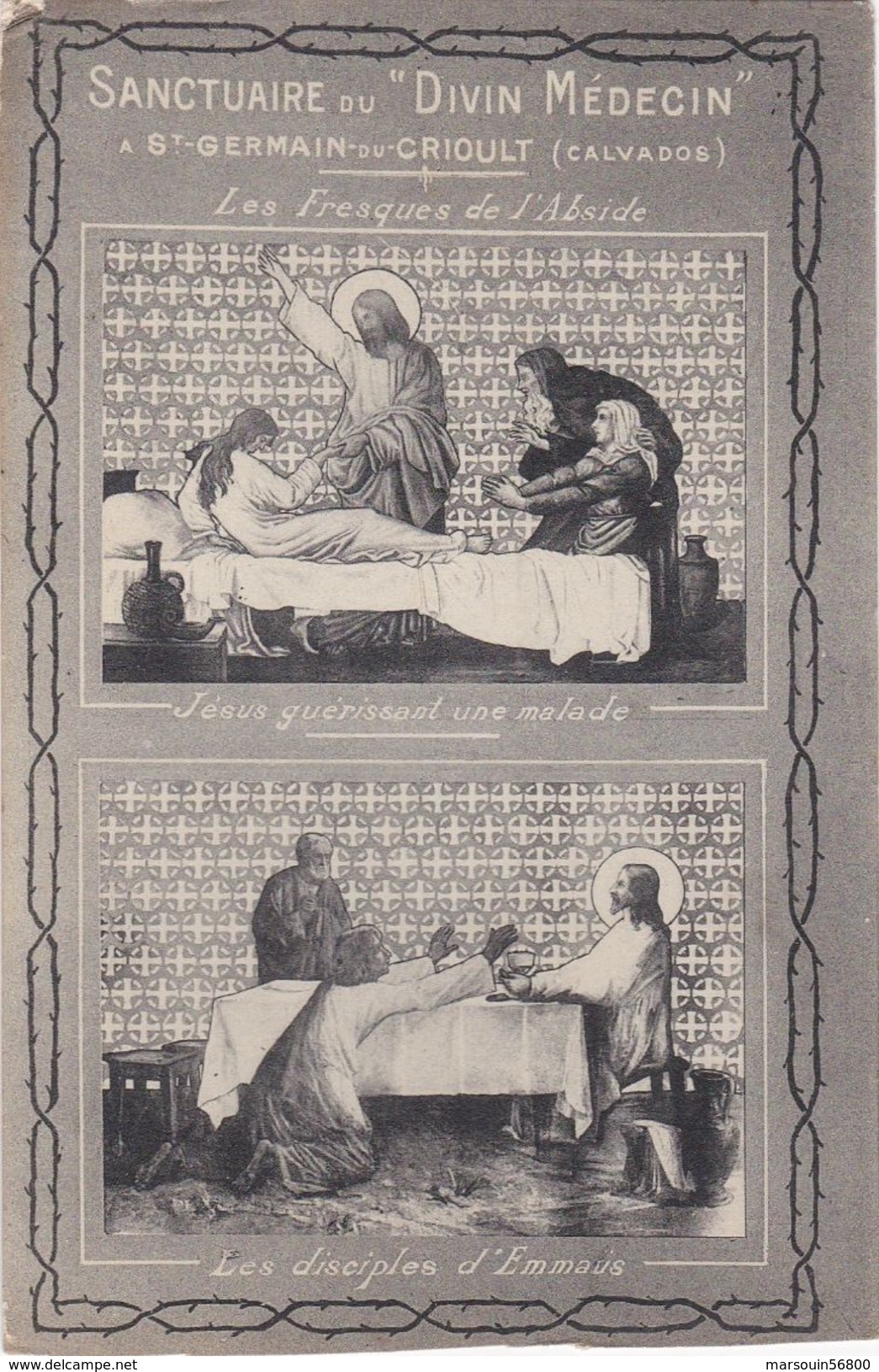 CPA Dept 14 SAINT GERMAIN DU CRIOULT SANCTUAIRE DU DIVIN MEDECIN - Sonstige & Ohne Zuordnung