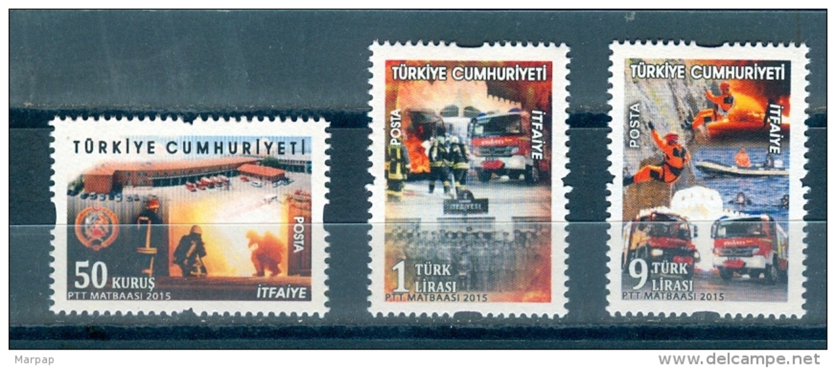 Turkey, Yvert No 3744/3746, MNH - Ongebruikt