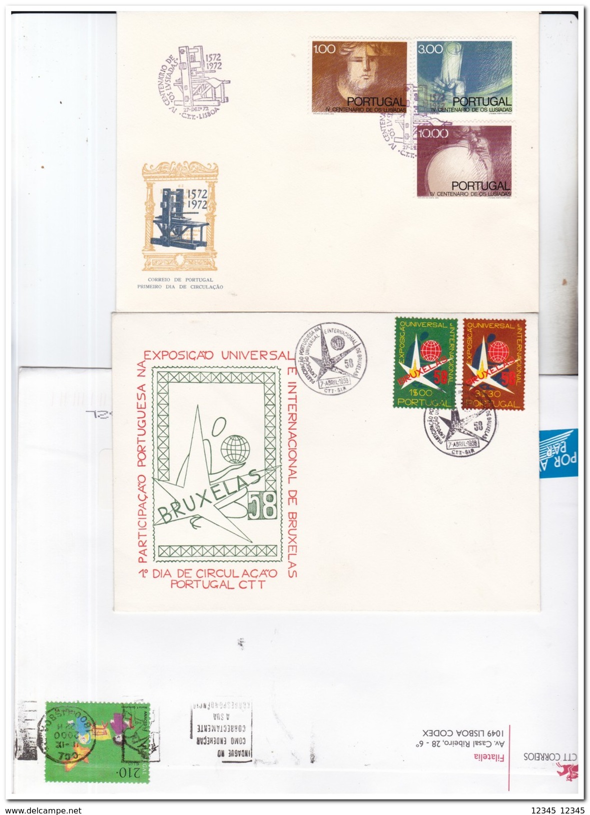 Portugal, 7 Envelopes - Andere & Zonder Classificatie