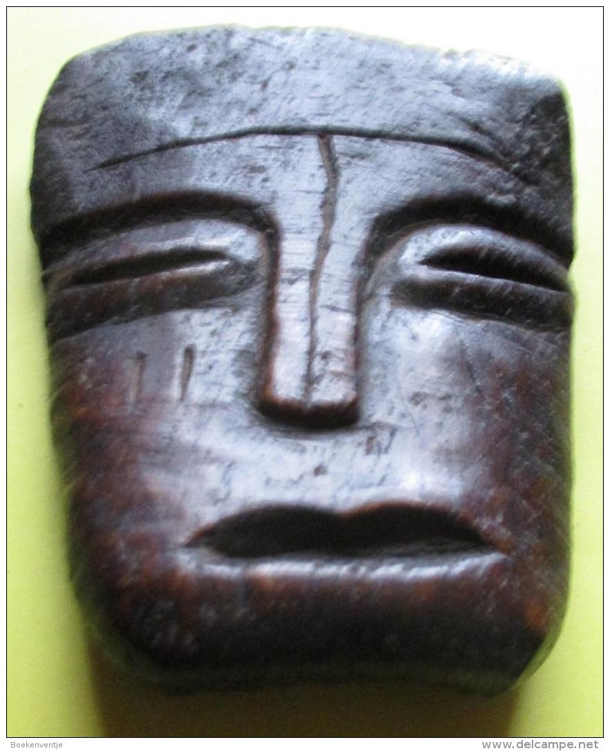 Lega - Originele Amulet/Talisman In Been Mogelijk Ivoor - Art Africain