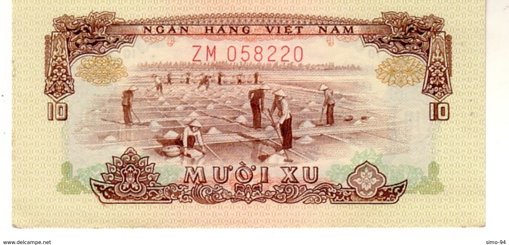 Vietnam  South P.37  10 Xu 1975  Unc - Vietnam