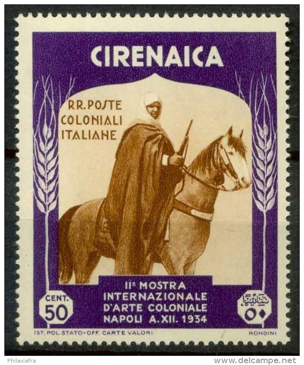 Cyrénaïque 1934 Sass. 96 Neuf ** 100% Art Colonial - Cirenaica