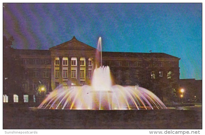 Indiana West Lafayette Loeb Memorial Fountain Purdue University - Lafayette