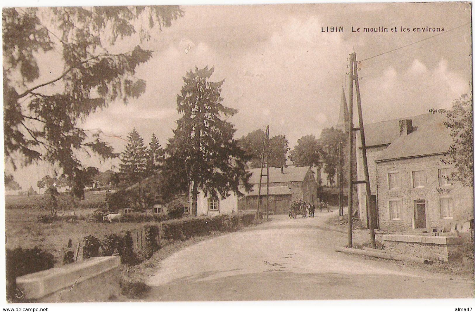 Libin - Le Moulin Et Les Environs - Petite Animation  - Photo Duchêne, Libin - SUPER - Libin