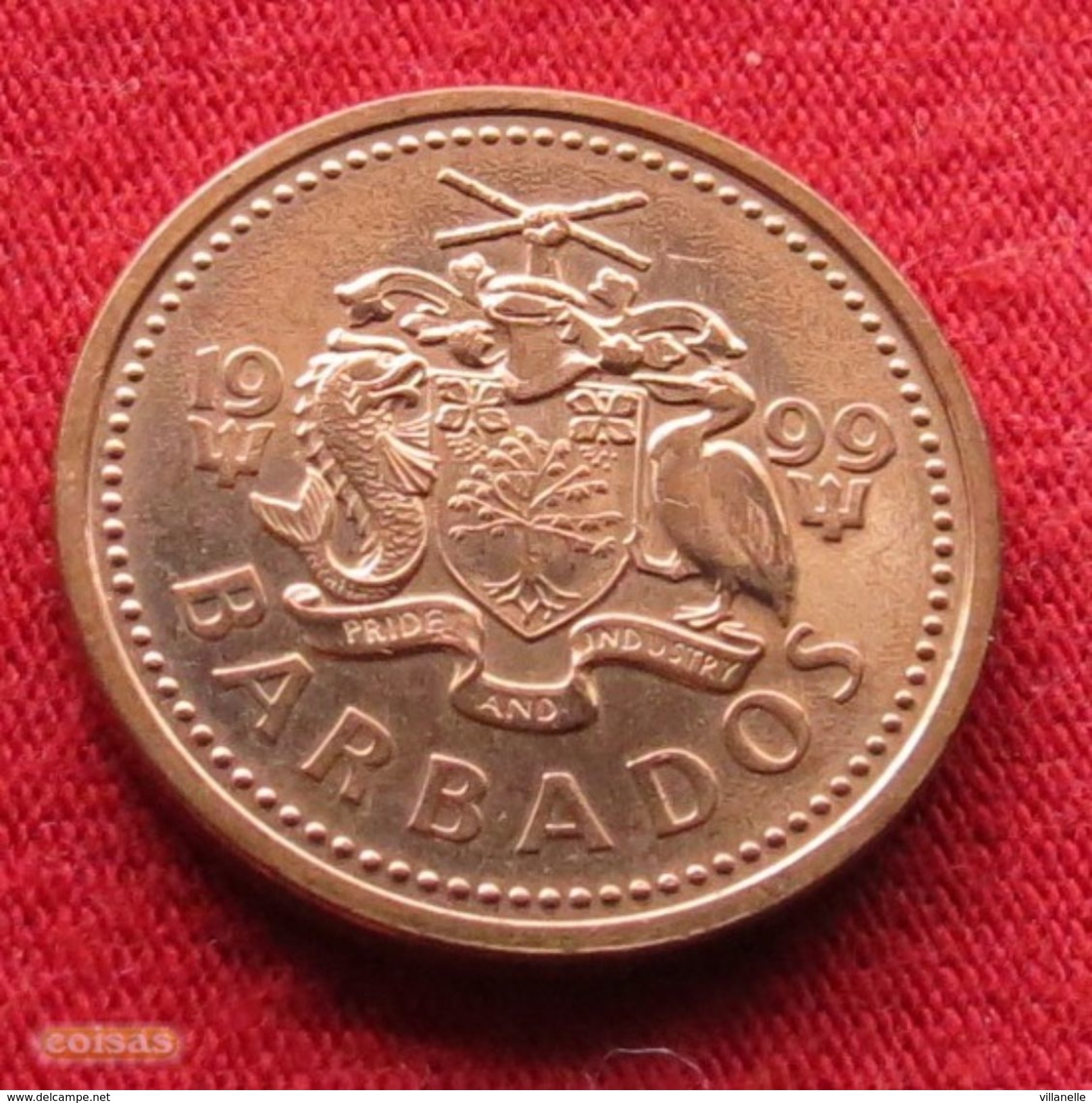 Barbados 1 Cent 1999 KM# 10a Barbade Barbades - Barbades