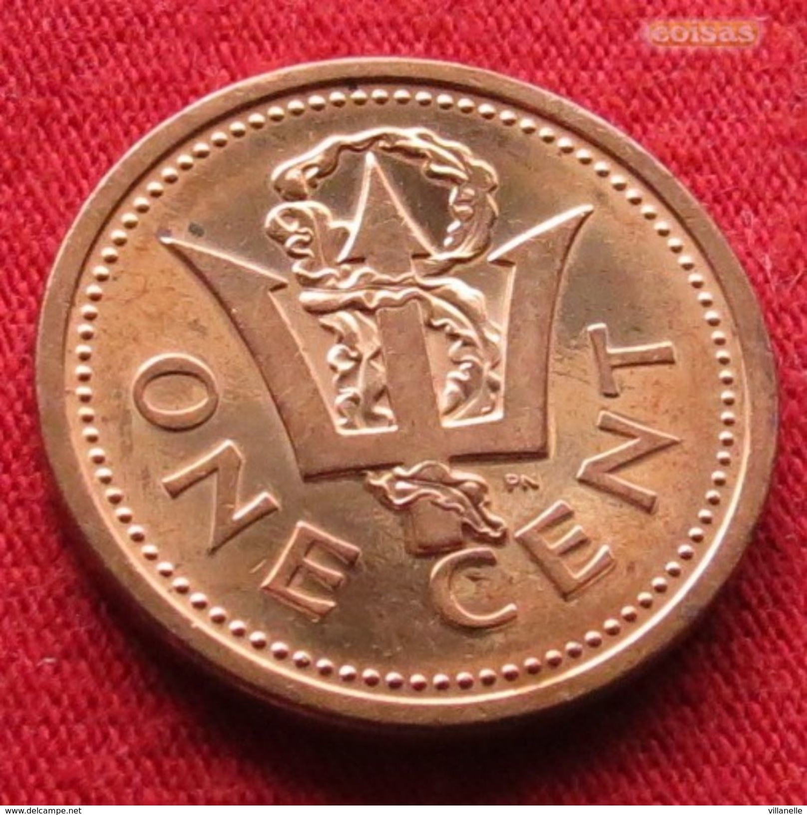 Barbados 1 Cent 1989 KM# 10  Barbades Barbade - Barbades