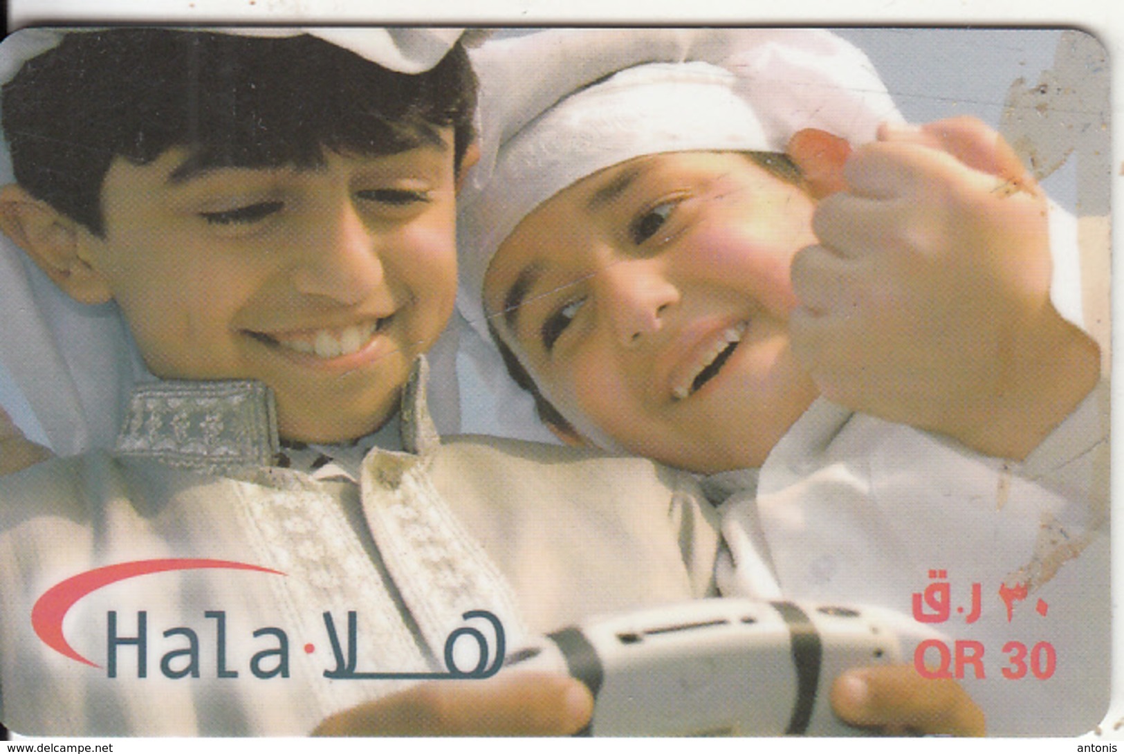 QATAR - Children, Q-Tel Prepaid Card QR30, Exp.date 31/12/10, Used - Qatar