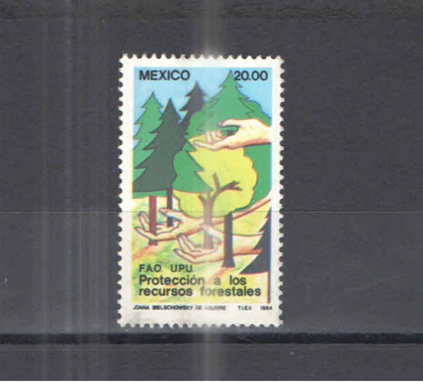 Messico PO 1984 Prot.Foreste Scott.1350+ See Scans Nuovi - Messico