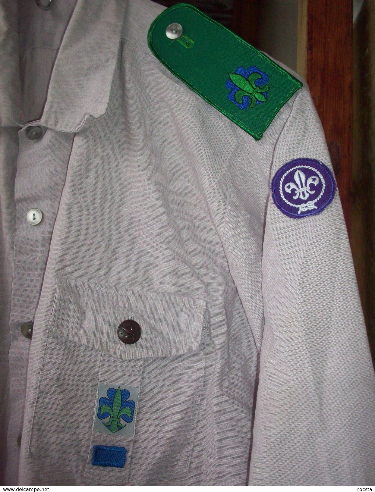 Norwegian Scouts Shirt With Patches & Ranks - Scoutisme