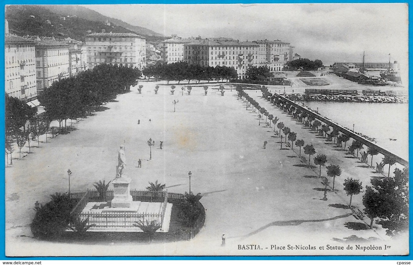 CPA 20 2B HAUTE-CORSE - BASTIA - Place St-Nicolas Et Statue De Napoléon Ier ° Collection J. Moretti N° 866 - Bastia