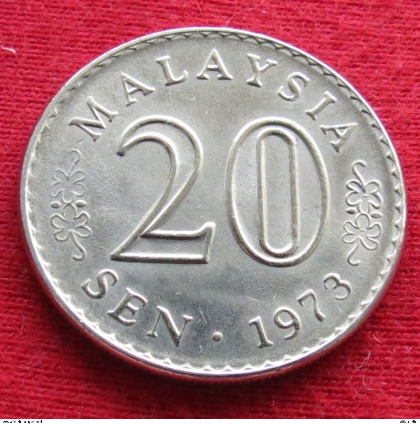 Malaysia 20 Sen 1973 KM# 4  Malasia Malaisie Malaysie - Malaysia