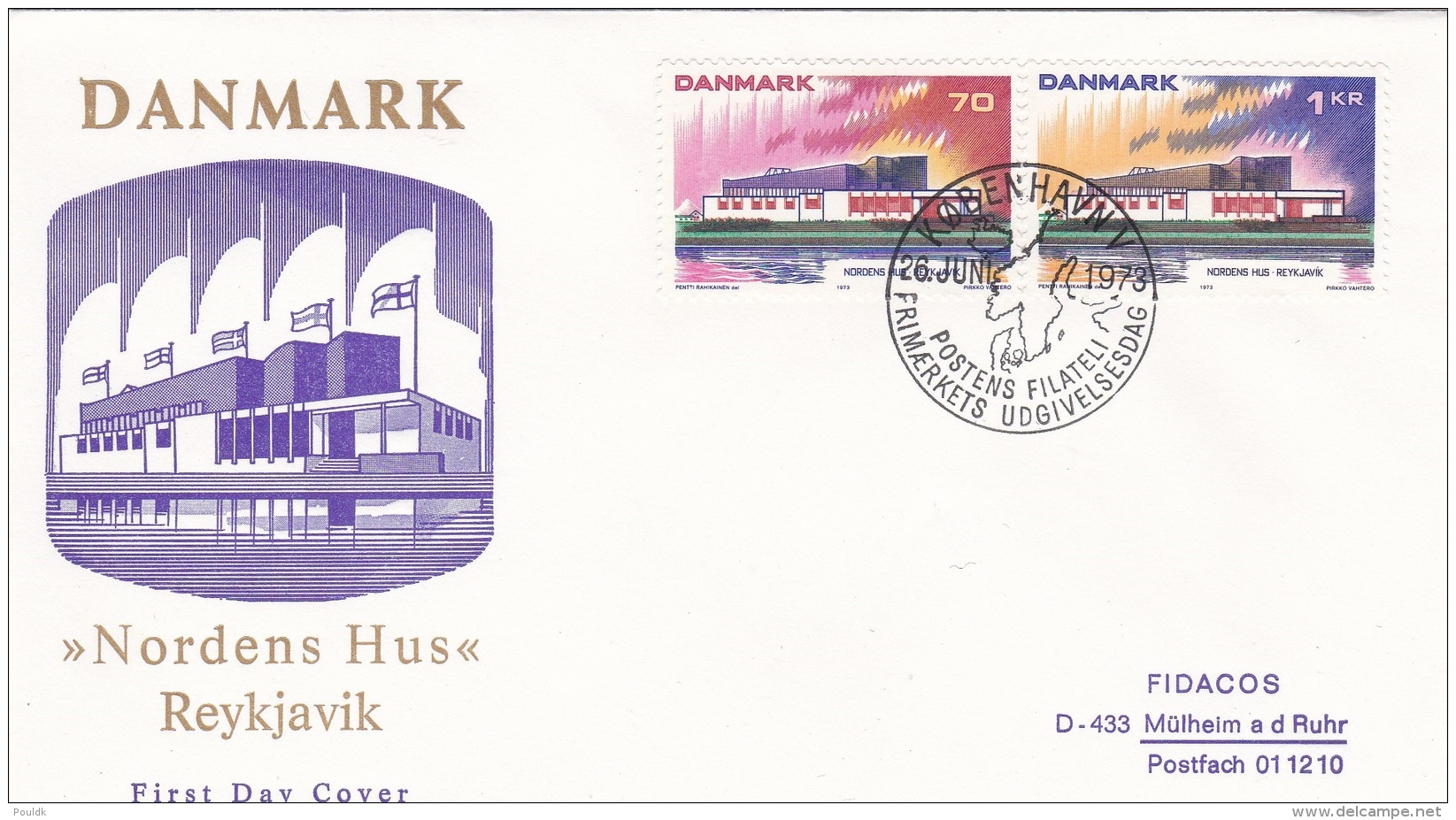 Denmark 1973 FDC Norden  (DD4-49) - FDC