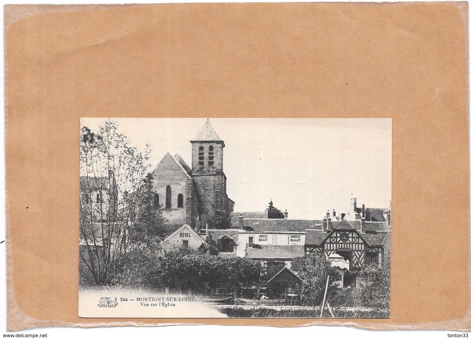 MONTIGNY SUR LOING - 77 - Vue Sur L'Eglise - ENCH - - Autres & Non Classés