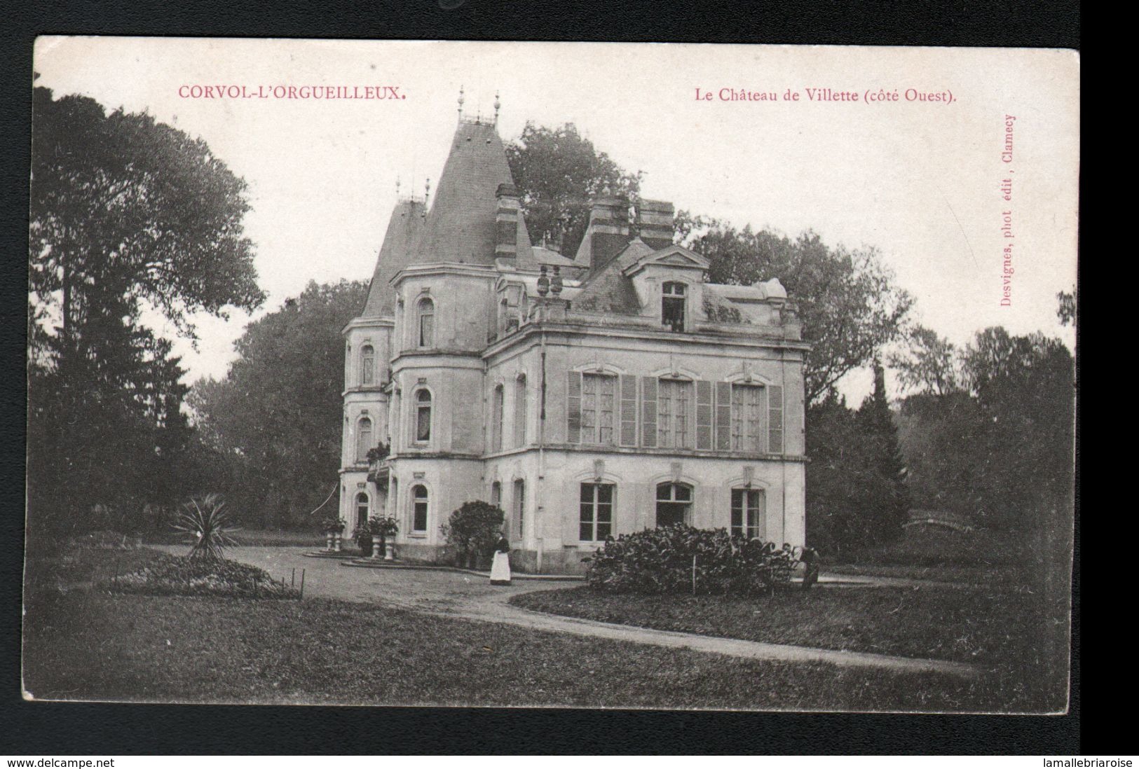 58, Corvol L'Orgueilleux, Le Chateau De Villette ( Cote Ouest) - Autres & Non Classés