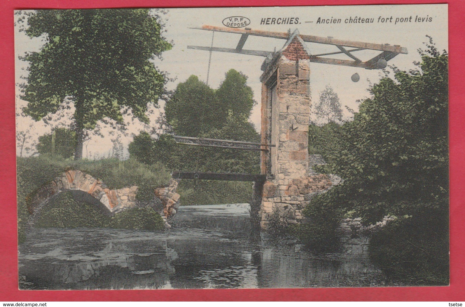 Herchies - Ancien Château Fort , Pont Levis ( Voir Verso ) - Jurbise