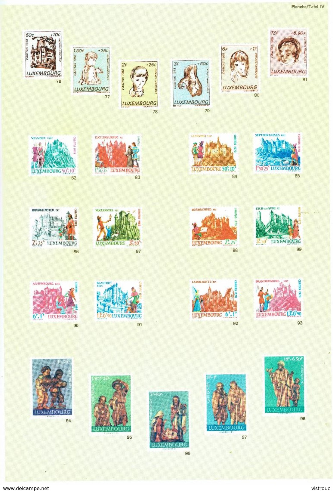 " Les Timbres CARITAS Du G.-D. De Luxembourg 1924-1974 " Ed. De L'Admin. Lux. Des Poste Et Télécoms. - FR/DE. - Motive