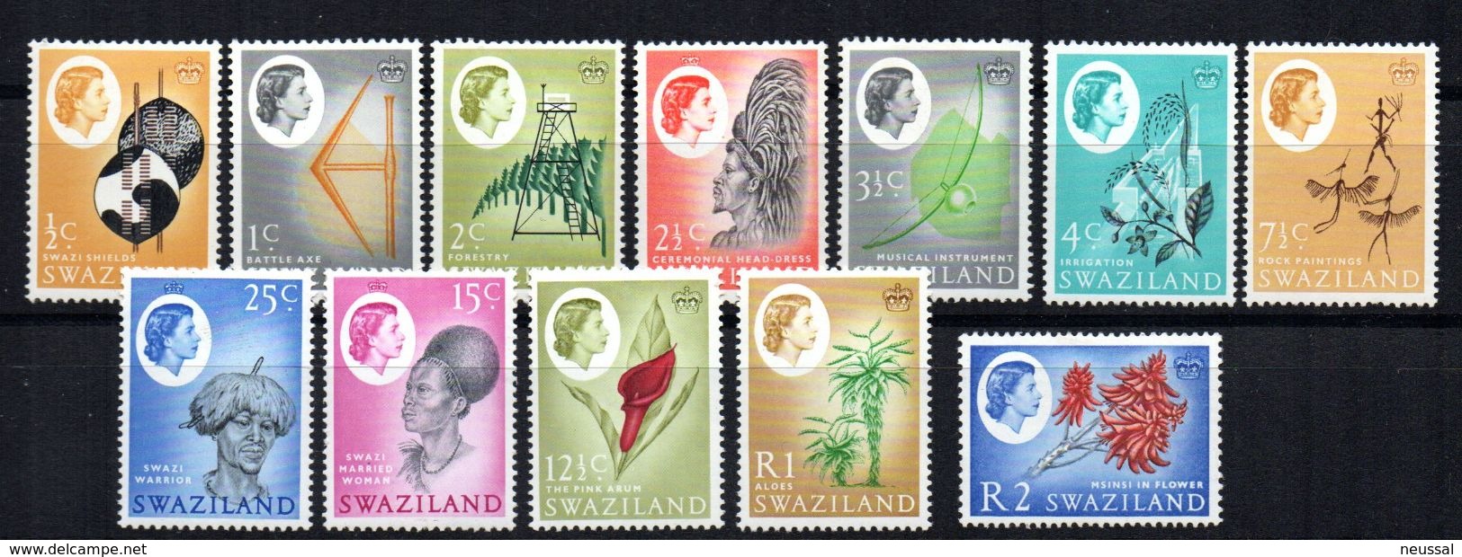 Serie Nº 91/106 Falta (97-99-102-104) Swaziland - Swasiland (...-1967)