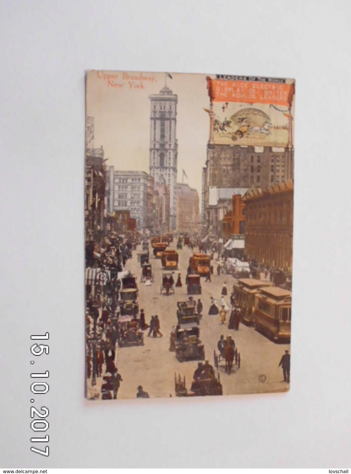 New York. - Upper Brodway. (19 - 5 - 1914) - Broadway