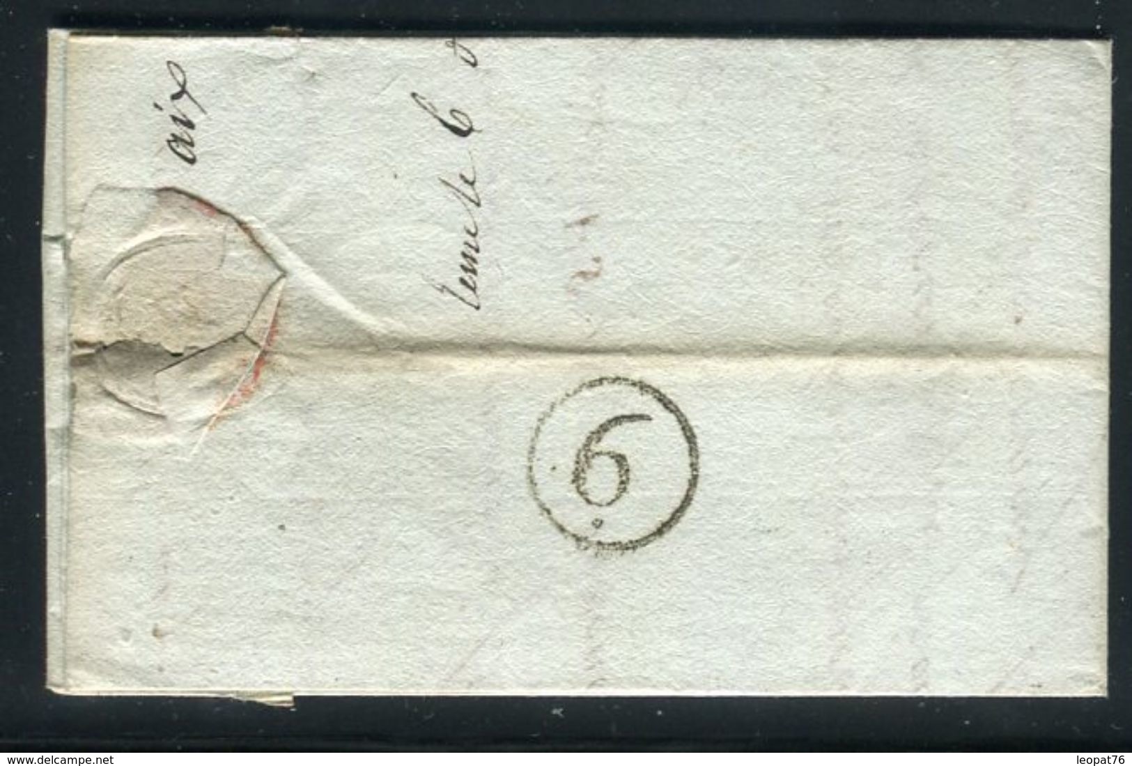 France - Lettre Avec Texte De Aix Pour Lyon En 1797 - Ref 073 - 1701-1800: Vorläufer XVIII