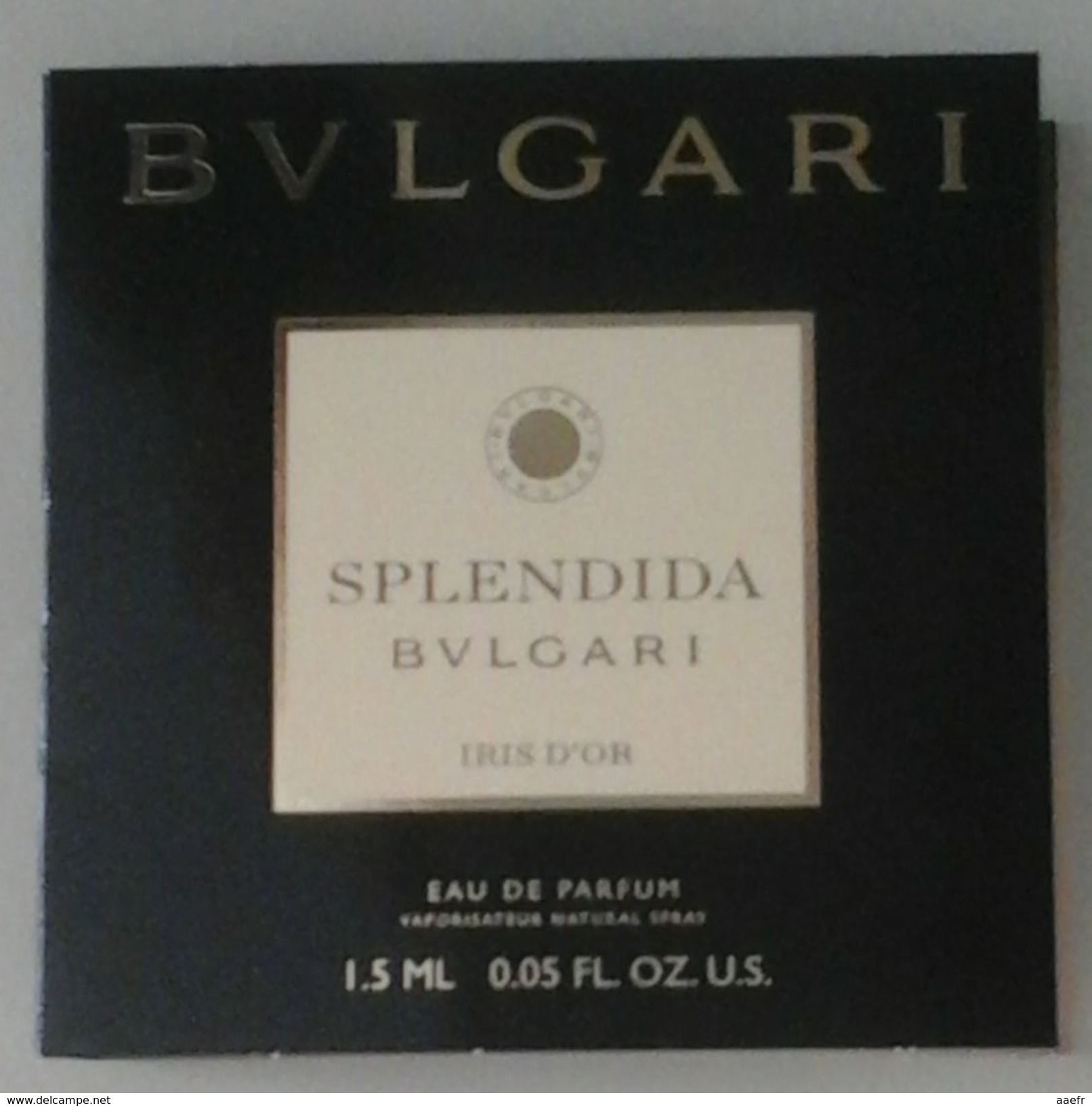 BULGARI, Splendida, Iris D'or - 1.5 Ml échantillon Neuf/rempli - Muestras De Perfumes (testers)