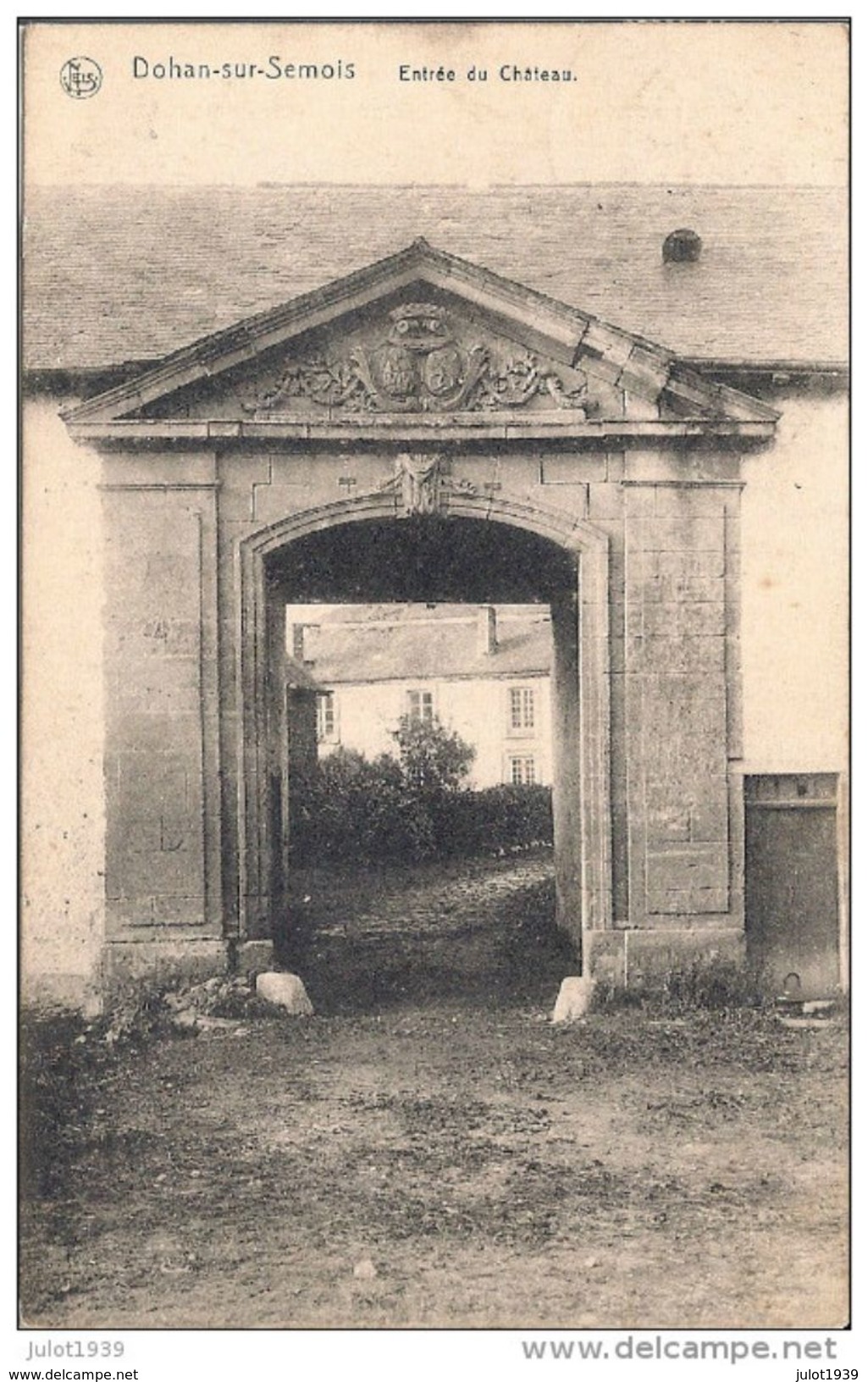 ERBAUT ..-- DOHAN ..-- Entrée Du Château . 1922 Vers ERBAUT ( Mr A. WAMBERSY ? ) . Voir Verso . - Jurbise