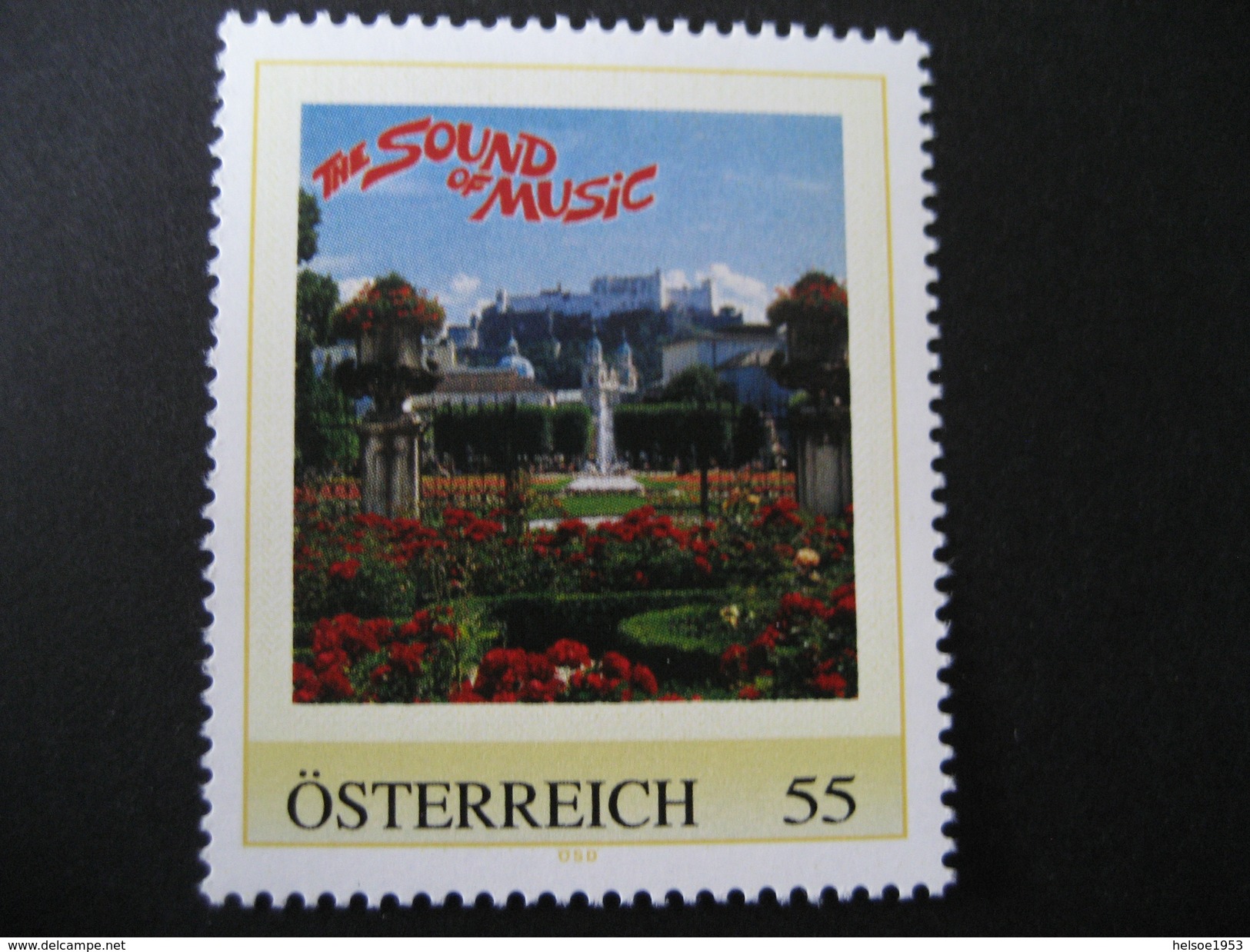 PM** Salzburg Mirabellgarten The Sound Of Music Postfrisch - Timbres Personnalisés