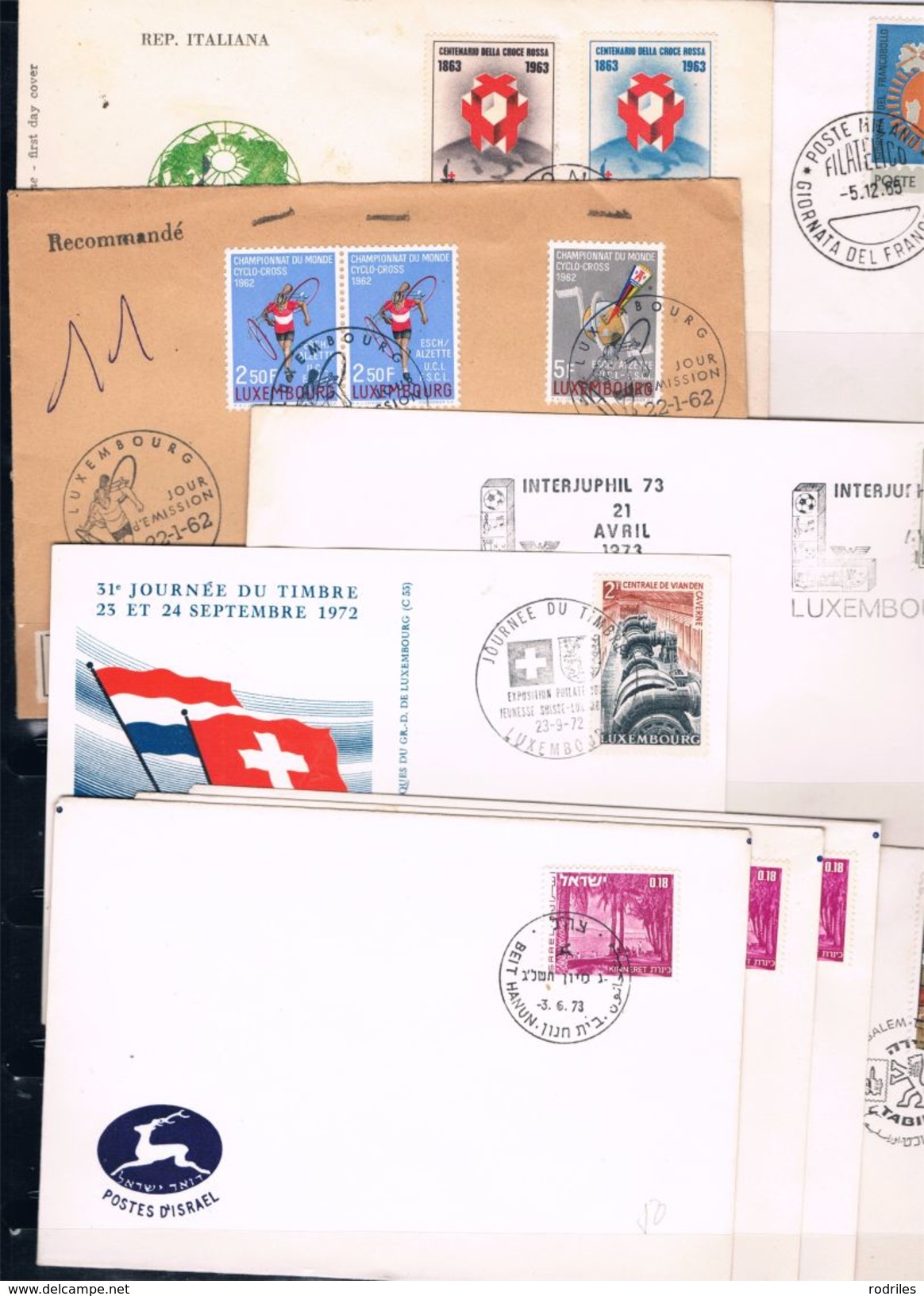 Conjunto De 27 Piezas De Historia Postal De Diferentes Paises - Otros - Europa