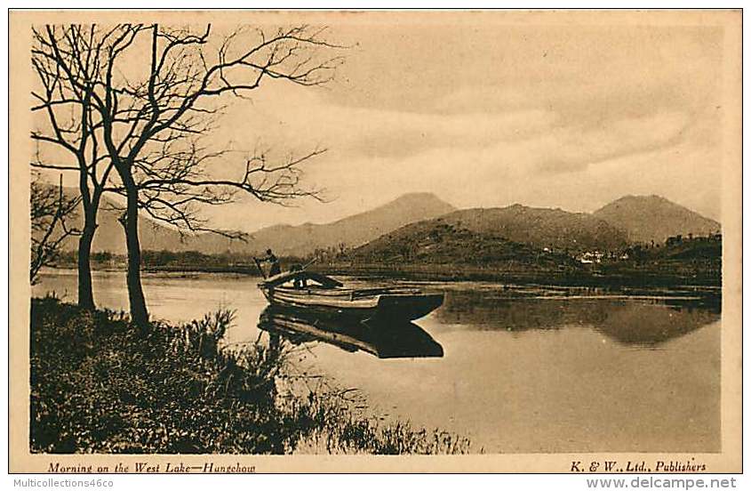 ASIE - 251017 - CHINE - Morning On The West Lake Hangchow - China