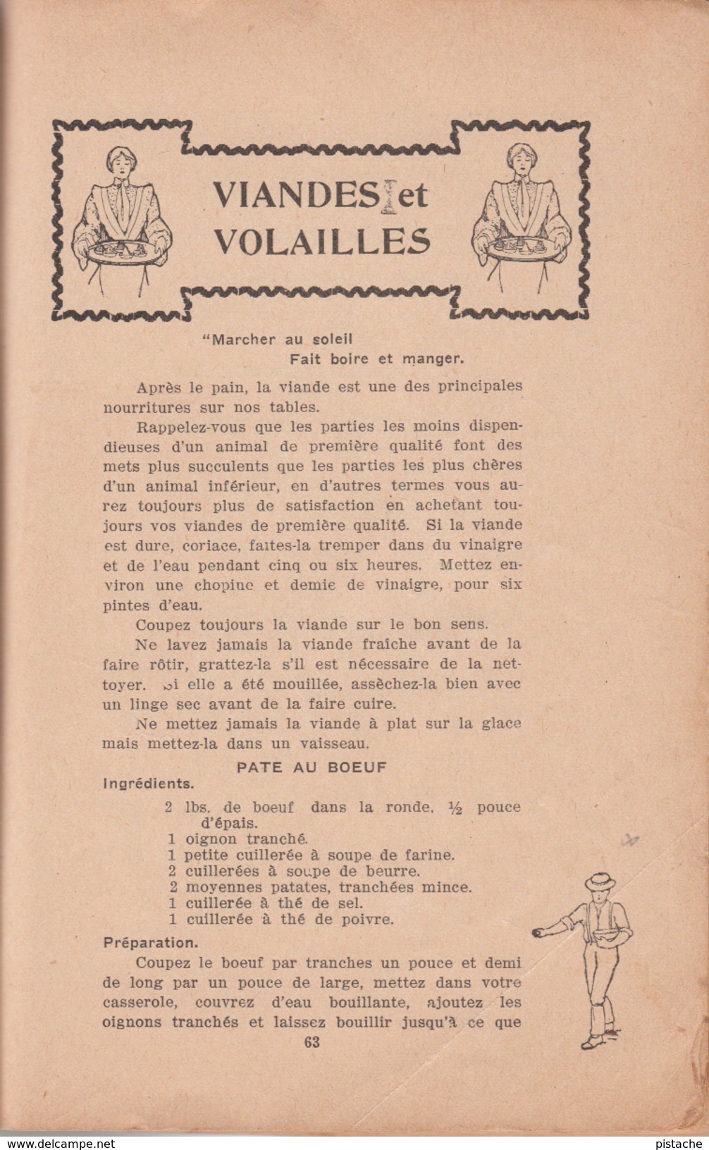 Vintage - Recettes Ogilvie Recipes Pour La Cuisinière Moderne - Pub. By Ogilvie Mills In 1908 - See Scans & Description - Gastronomie