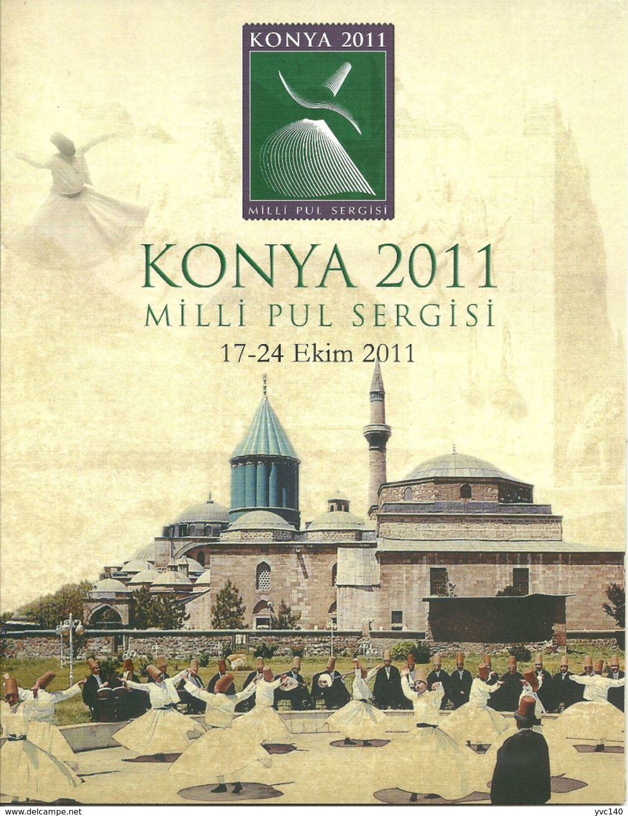 Turkey; 2011 "National Stamp Exhibition, Konya" Special Portfolio - Interi Postali