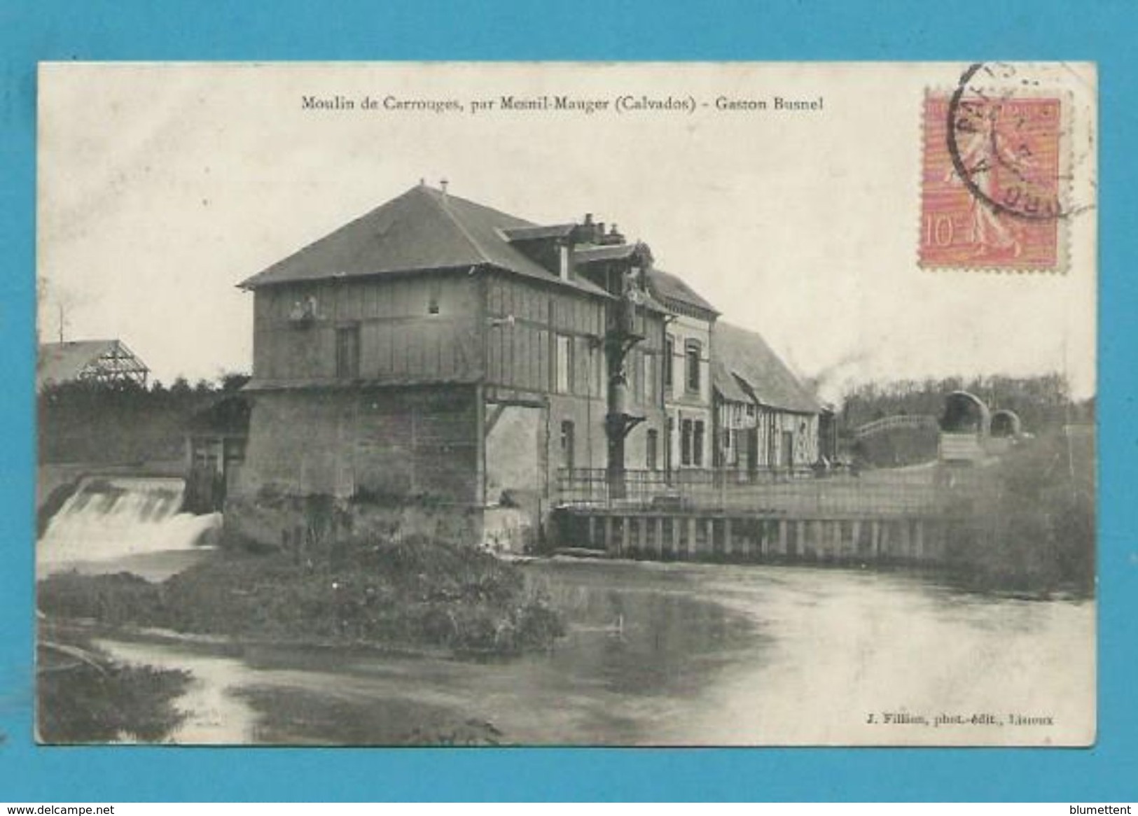 CPA Moulin à Eau De Carrouges Par Mesnil-Mauger - Gaston Busnel 14 - Autres & Non Classés